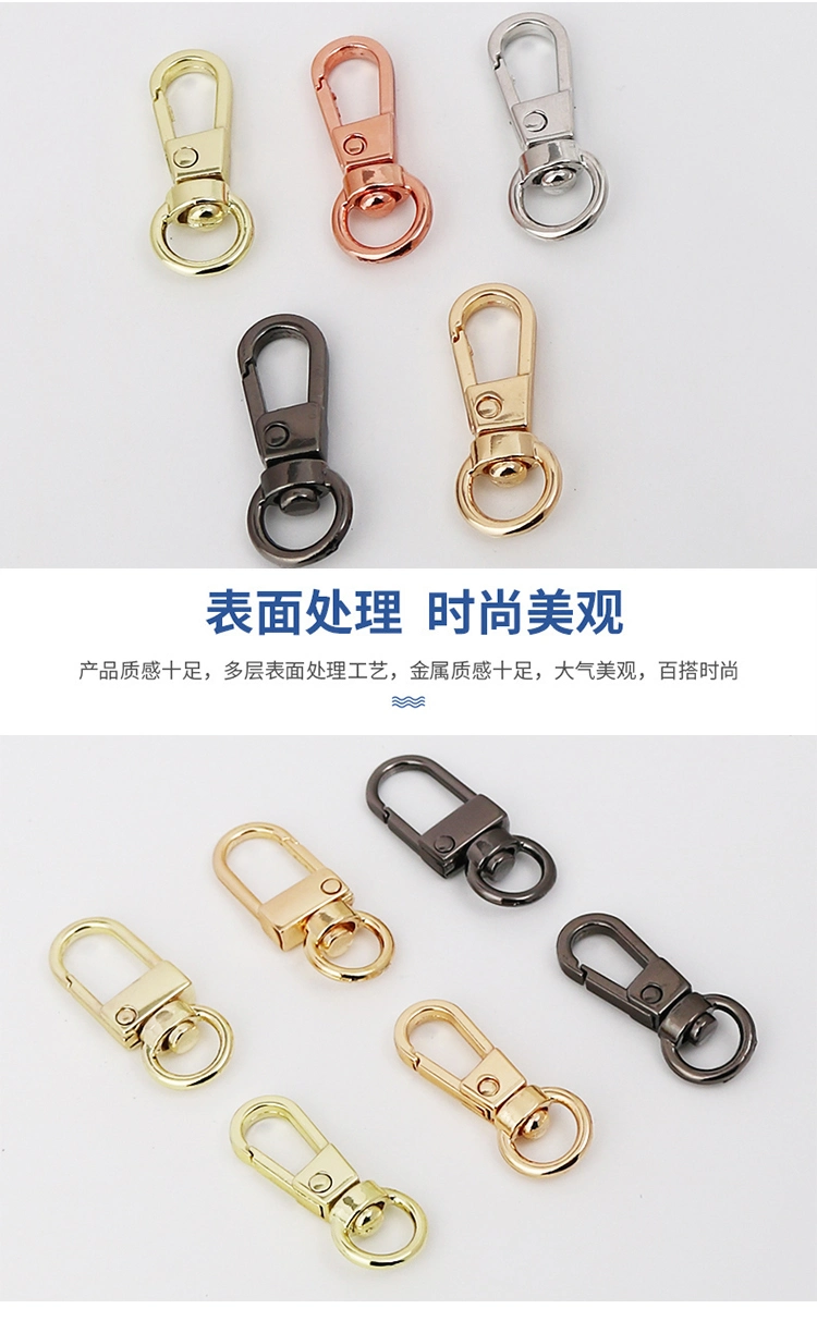 Zinc Alloy Luggage Buckle Hook Buckle Metal Spring Buckle